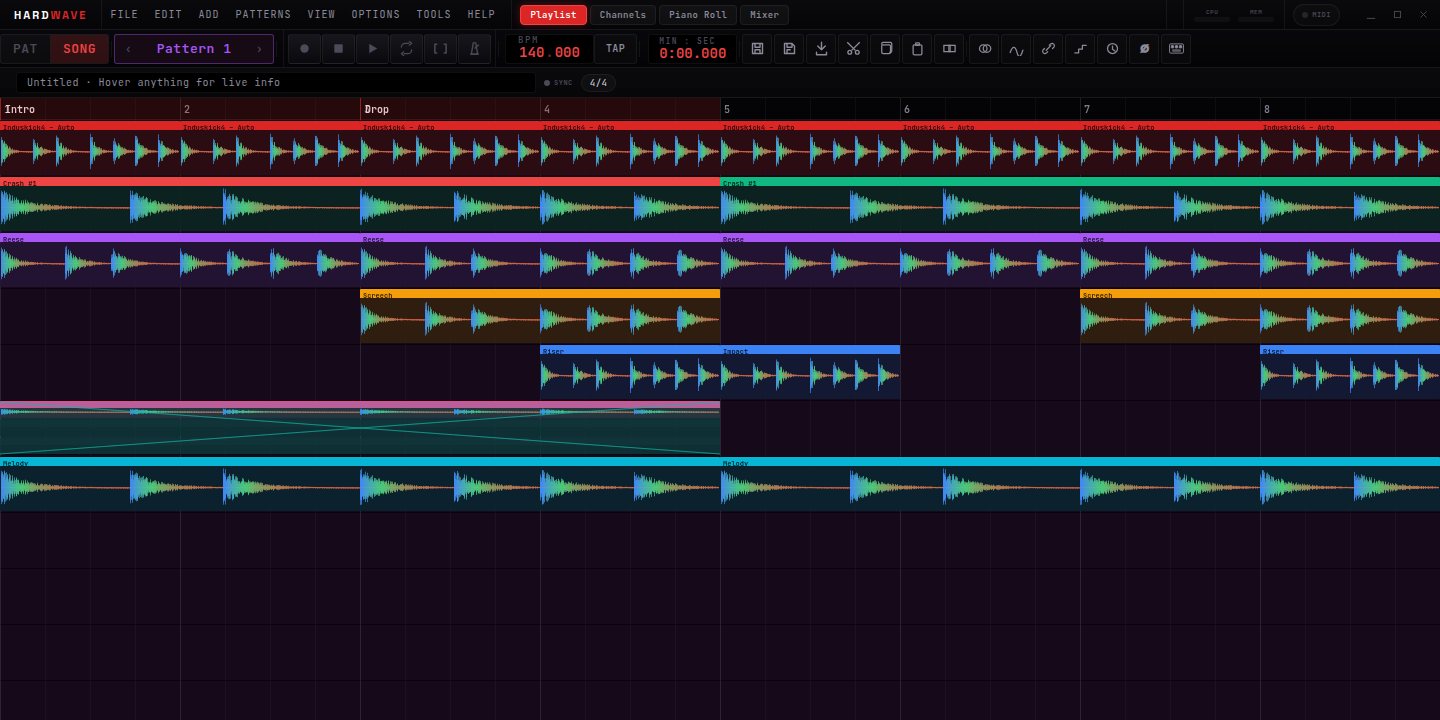 The Hardwave DAW playlist